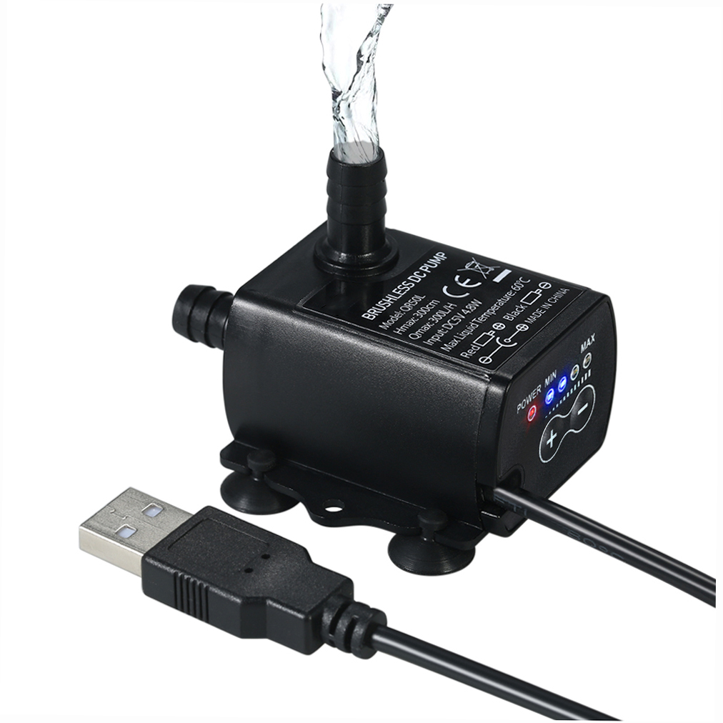 Water Pump Submersible Mini - Ultra-silencioso mini usb dc5v 4.8w 300l/h