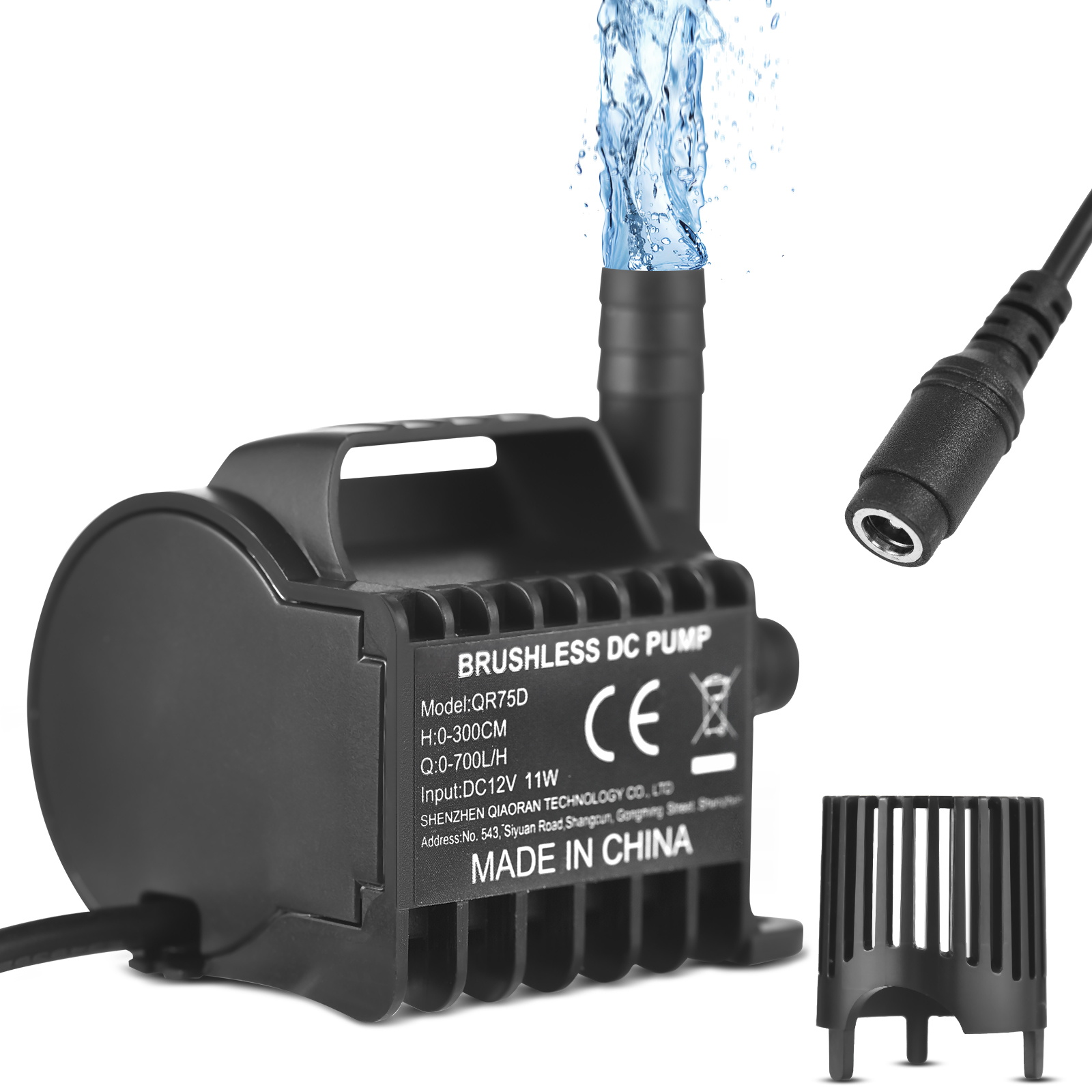 Water Pump Submersible Mini - Bomba de Água Submersível 12V com