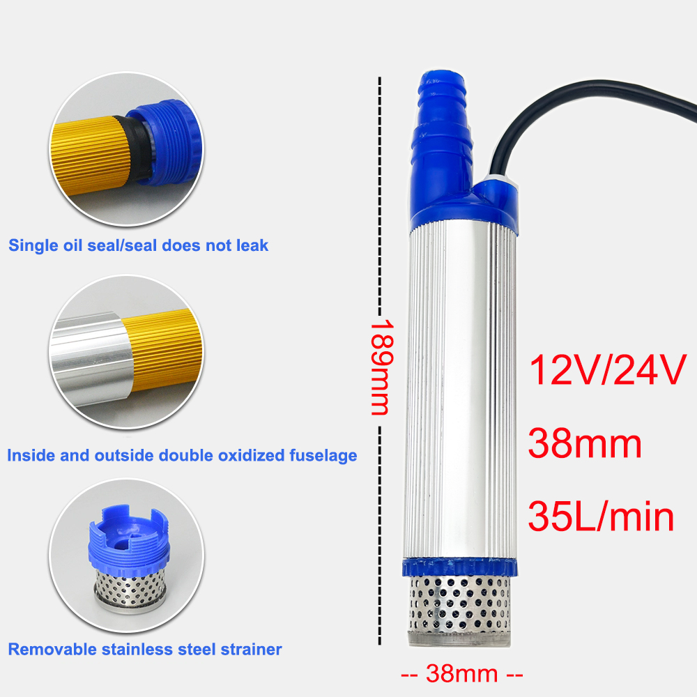 Bomba de carro elétrica 38mm p - Water Pump Submersible Mini avaliação e preço