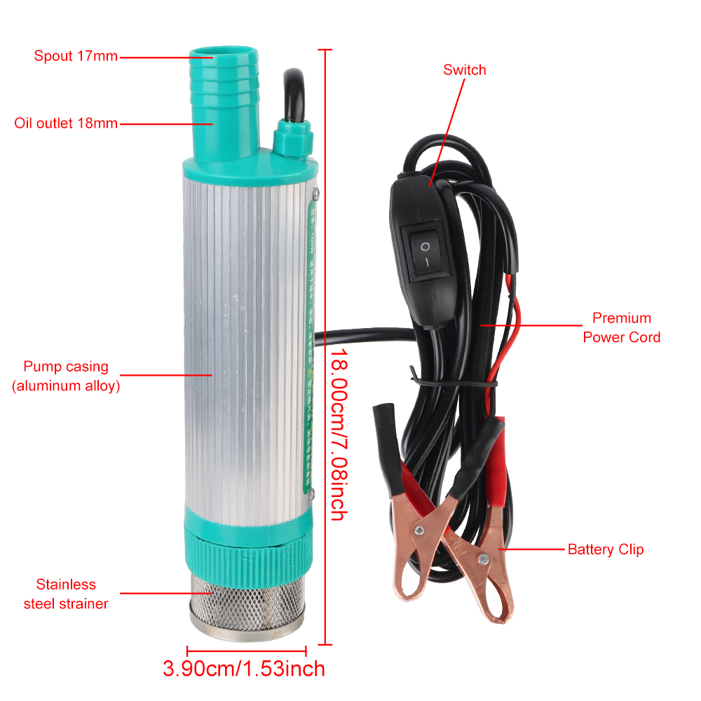 30l/min mini para bombear óleo - Water Pump Submersible Mini avaliação e preço