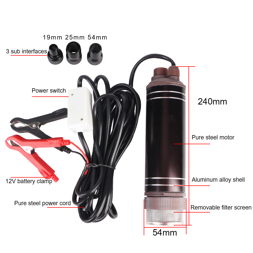 Bomba de óleo autoescorvante d - Water Pump Submersible Mini avaliação e preço