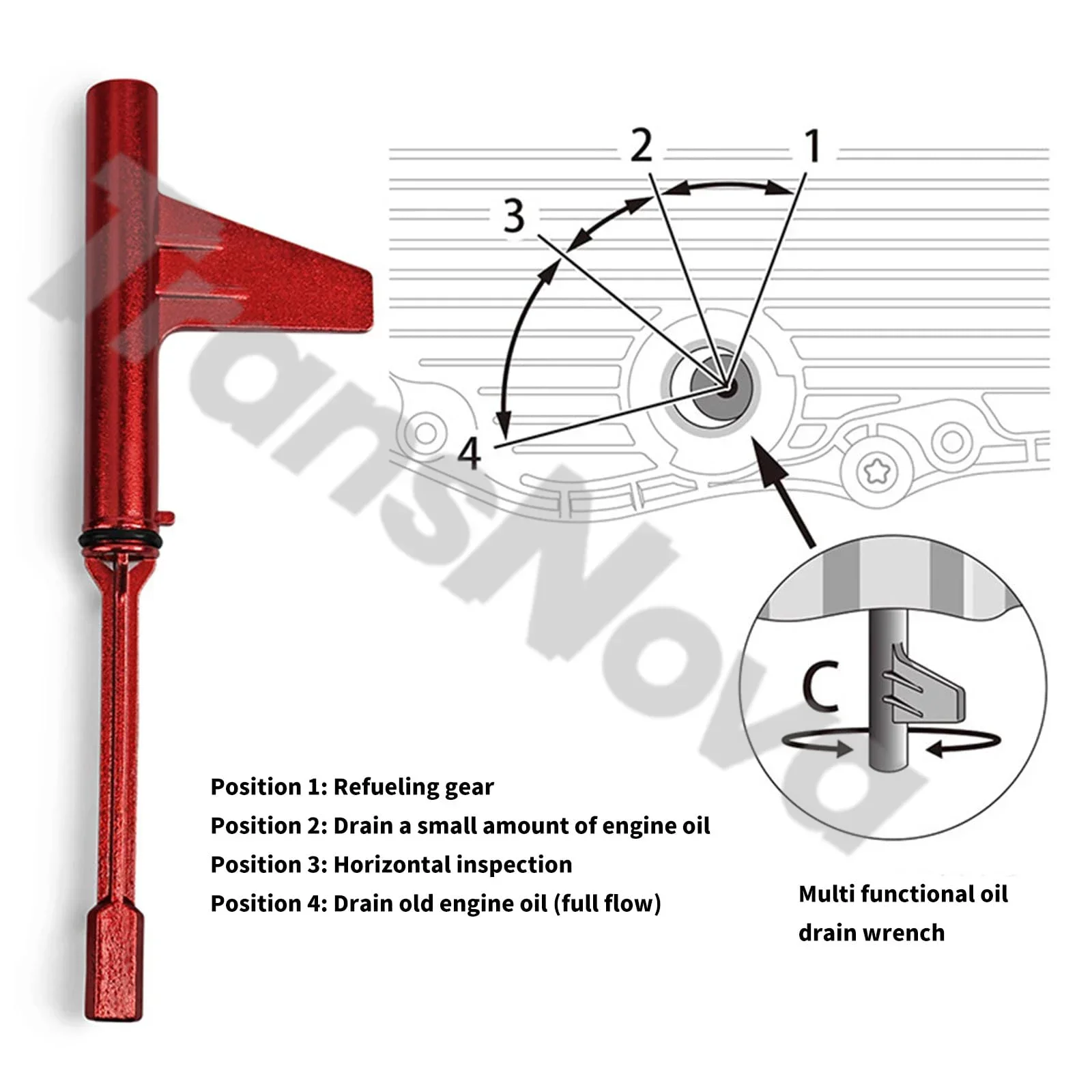 TransNova 725.0: Kit de Ferram - Drain Filler Kit avaliação e preço